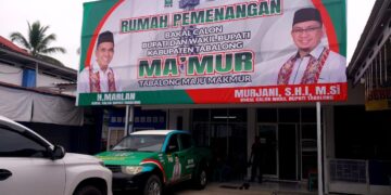 Duet di Pilkada Tabalong, H Marlan-Murjani Buka Rumah Pemenangan
