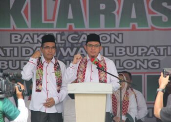 Deklarasi Pasangan H Marlan dan H Murjani Nyatakan Siap Makmurkan Tabalong