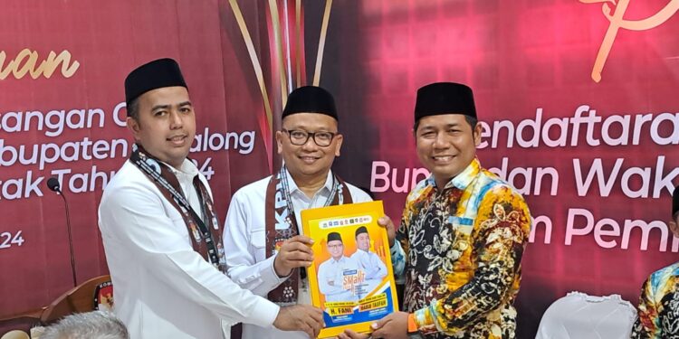Berkas Dinyatakan Lengkap, Pasangan H Fani dan Habib Taufan Sah Ikut Pilkada Tabalong