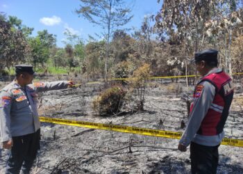 Ada Temuan Mayat Terbakar Disekitar Jalan Nan Sarunai Tabalong