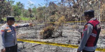Ada Temuan Mayat Terbakar Disekitar Jalan Nan Sarunai Tabalong