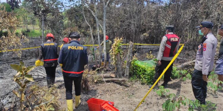 Polisi Tabalong Masih Selidiki Temuan Mayat Terbakar Mr. X