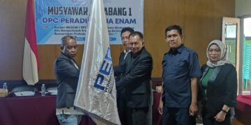 Gusti Mulyadi Kembali Jabat Ketua Peradi Banua Anam