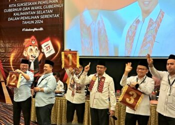 Nomor Urut Sudah Diundi, Paslon Bupati Tabalong Miliki Identitas