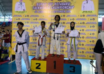 Atlet Taekwondo Tabalong Raih Puluhan Medali di Bupati Cup Kotabaru