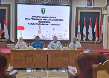 PSU Topik Menonjol dalam Konsultasi Publik Disperkim Tabalong