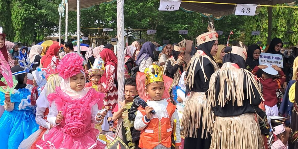 Ribuan Anak Paud Meriahkan HAN di Tabalong