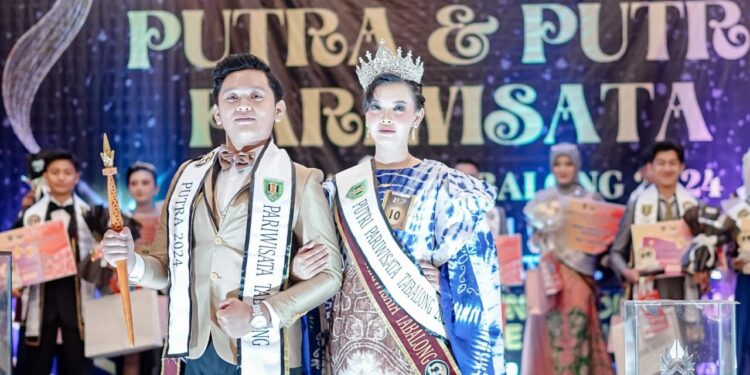 Nabil dan Widya Raih Gelar Putra Putri Pariwisata Tabalong