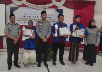 Warga Binaan Lapas Tanjung Raih Juara 1 Lomba Adzan se-Banua Anam