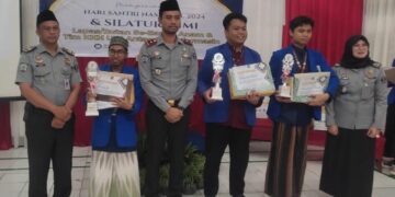 Warga Binaan Lapas Tanjung Raih Juara 1 Lomba Adzan se-Banua Anam
