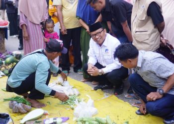 Pedagang Pasar Habau Antusias Respon Program Bantuan Modal 0 Persen Bunga dari H Fani
