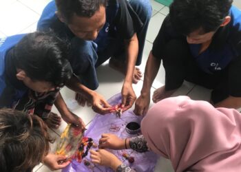 Mahasiswa KKN Ajari Warga Binaan Lapas Tanjung Membatik