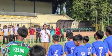 Ratusan Pelajar SD Ikuti Kejuaraan Mini Soccer Disdikbud Tabalong