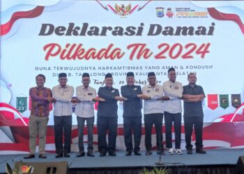 Tiga Paslon Bupati Tabalong Deklarasi Damai Pilkada 2024