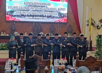 Tiga Paslon Bupati Sampaikan Visi Misi Dihadapan DPRD dan Forkopimda Tabalong