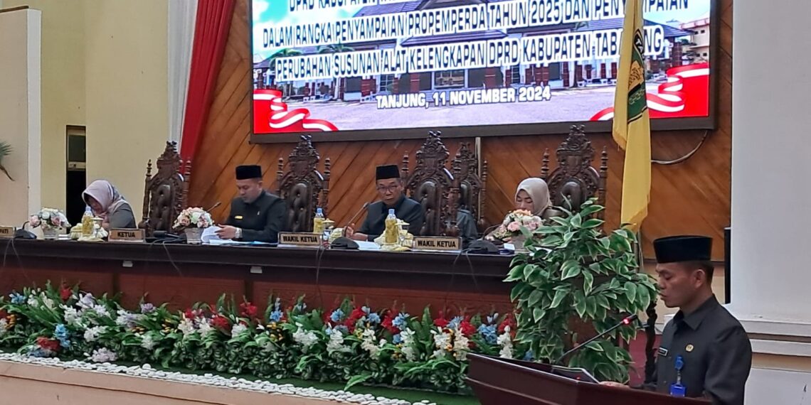 Susunan AKD DPRD Tabalong Ada Perubahan Keanggotaan