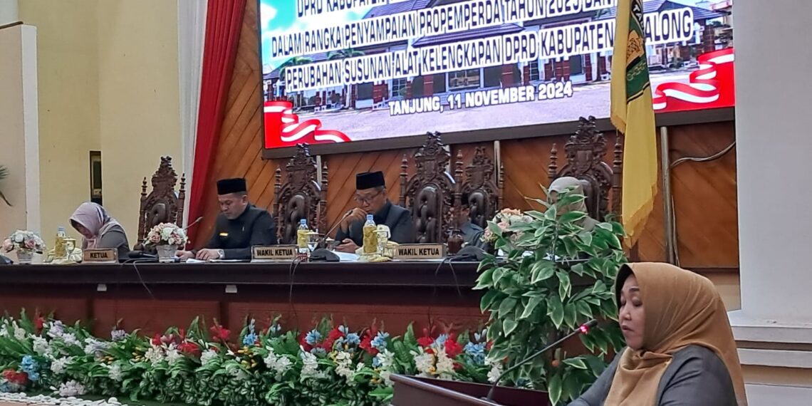 23 Usulan Raperda Tahun 2025 Bakal Digodok DPRD Tabalong