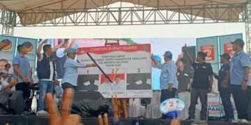 Gelar Kampanye Akbar, H Sani Pinta Pendukungnya Jaga Keamanan Pilkada