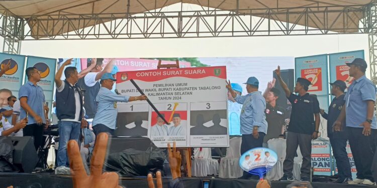 Gelar Kampanye Akbar, H Sani Pinta Pendukungnya Jaga Keamanan Pilkada
