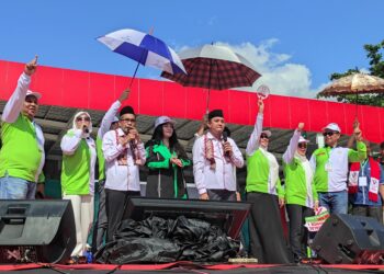 Kampanye Akbar Pasangan Ma’mur Dihibur Via Vallen