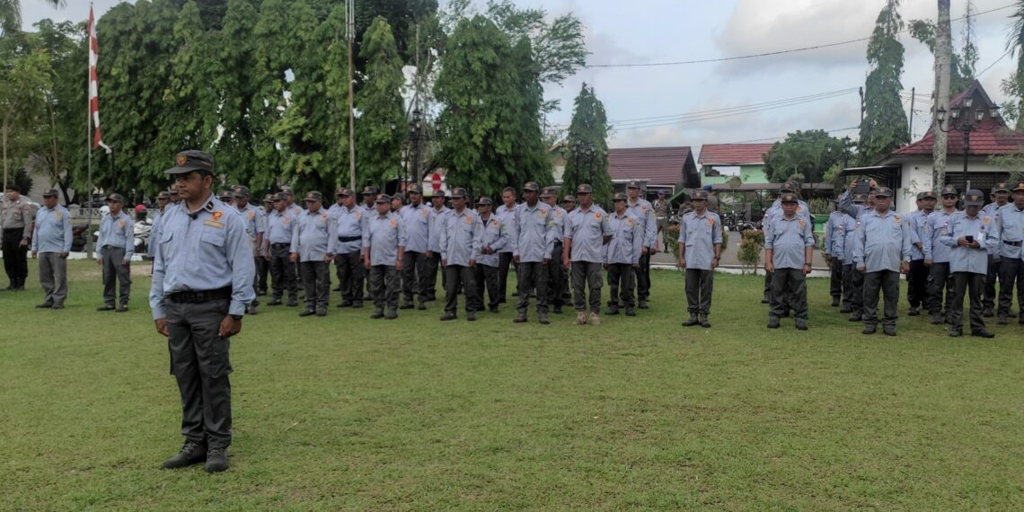 2.530 Personil Satlinmas Tabalong Siap Amankan Pilkada 2024
