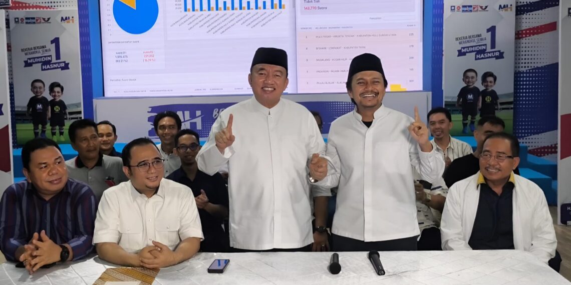 Pilgub Kalsel, Muhidin-Hasnur “Rajai” Perolehan Suara di Tabalong