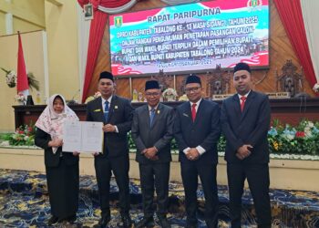 DPRD Tabalong Umumkan Penetapan Bupati dan Wakil Bupati Terpilih