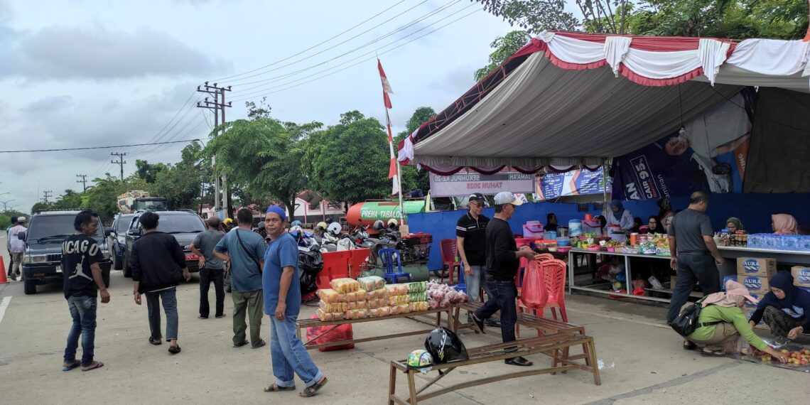 Jamaah Haul dari Provinsi Tetangga Manfaatkan Rest Area di Tabalong