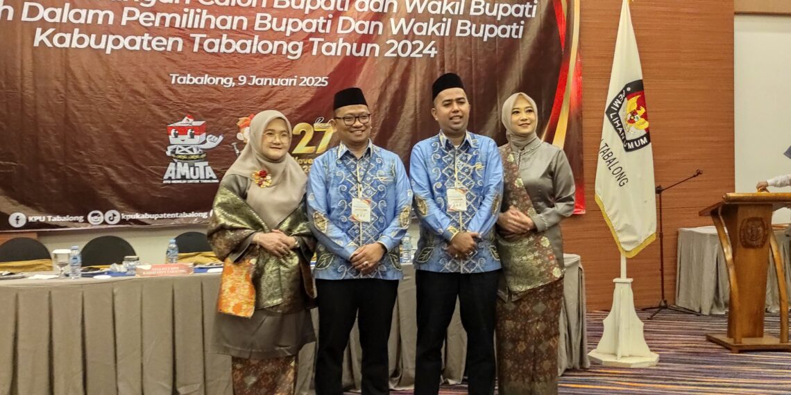 H Fani-Habib Taufan Resmi Ditetapkan KPU Jadi Bupati dan Wakil Bupati Tabalong