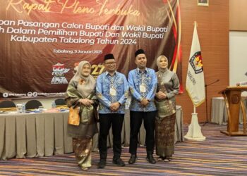 H Fani-Habib Taufan Resmi Ditetapkan KPU Jadi Bupati dan Wakil Bupati Tabalong