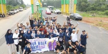 Bulan K3 Nasional, PT BA Gelar Fun Walk
