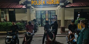 Buat Resah Warga, Polsek Haruai Amankan Aksi Balap Liar