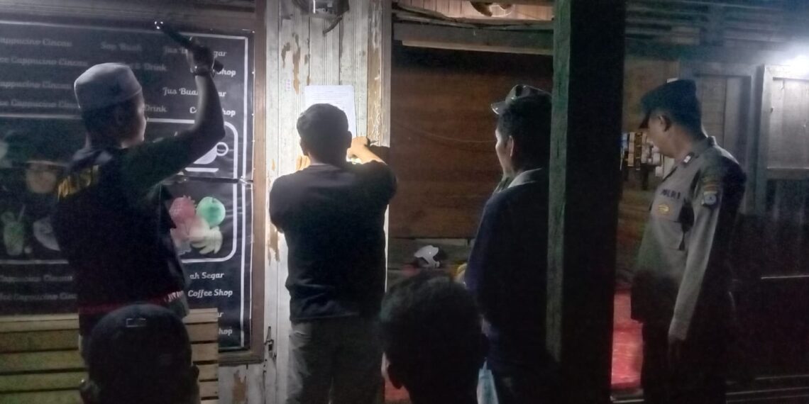 Jual Tuak, Warung di Wirang Ditutup Polisi