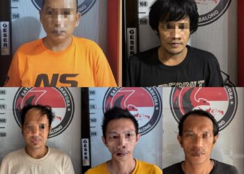 “Tangkapan Besar” Polisi Tabalong Ringkus 5 Pemakai dan Pengedar Narkoba