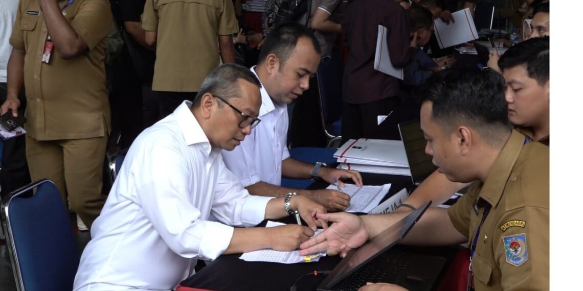 Jelang Pelantikan, H Fani- Habib Taufan Registrasi di Kemendagri