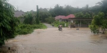 Diguyur Hujan Sejak Kemarin, 2 Desa di Tabalong Terdampak Banjir