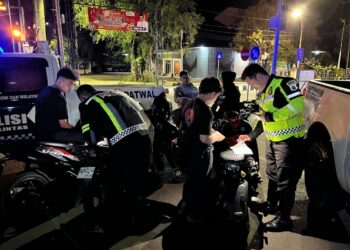 Belasan “Pembalap Liar” Ditindak Polres Tabalong