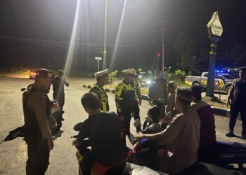 Cegah Balap Liar, Polres Tabalong Rutin Gelar Patroli Selama Ramadan
