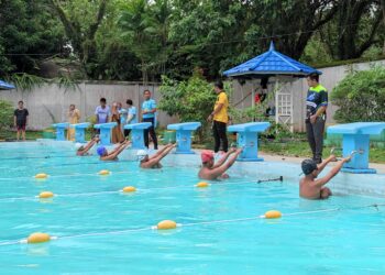 Bulan Puasa, Atlet Akuatik Tabalong Tetap Gelar Latihan