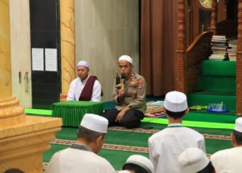 Beri Tausiah di Masjid Jami Hidayatullah, Ini Pesan Waka Polres Tabalong