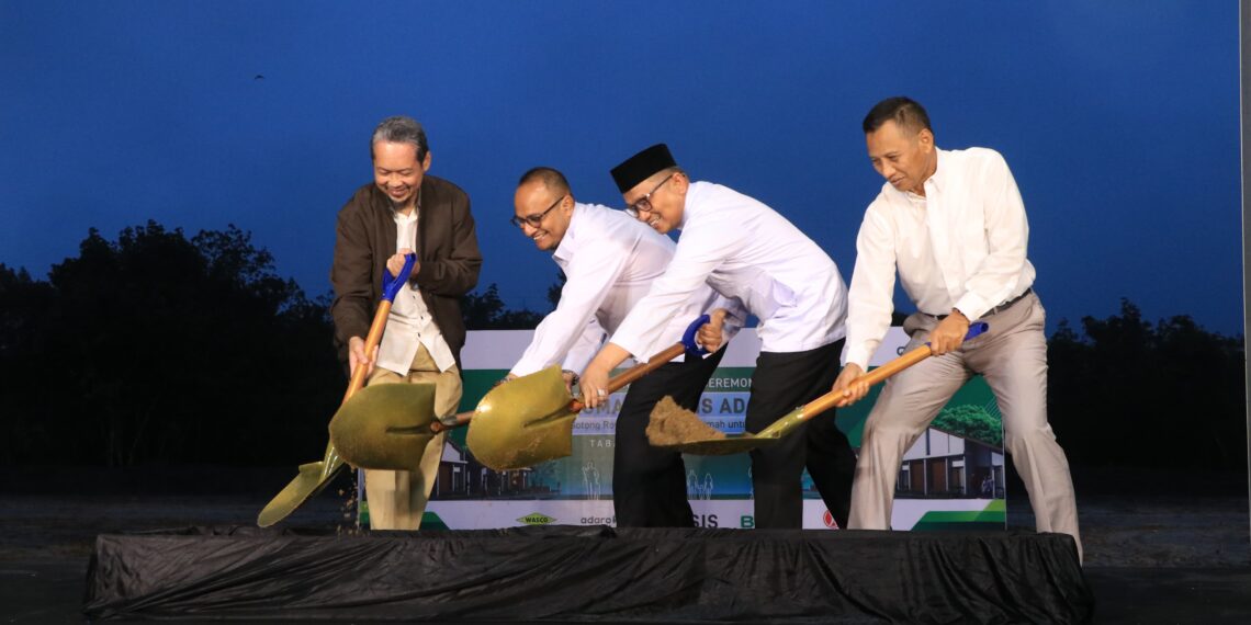Adaro Groundbreaking Rumah Gratis Bagi MBR di Tabalong