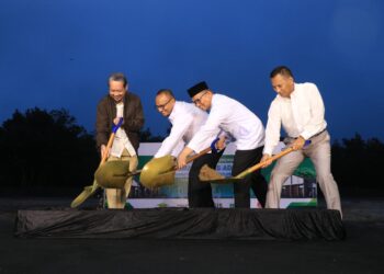 Adaro Groundbreaking Rumah Gratis Bagi MBR di Tabalong