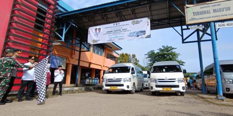 Bupati Tabalong Lepas Armada Layanan Labuh Gratis Menuju Banjarmasin