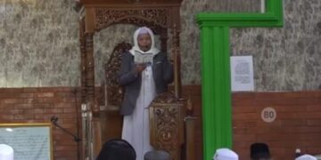Warga Antusias Sholat Jumat Perdana di Masjid Sabilal Muhtadin Maburai