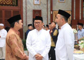 Bupati dan Wabup Tabalong Hadiri Halal Bihalal Pemprov Kalsel