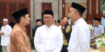 Bupati dan Wabup Tabalong Hadiri Halal Bihalal Pemprov Kalsel