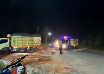 Terima Banyak Laporan, Polres Tabalong Tertibkan Truk Batubara di Jalan Raya