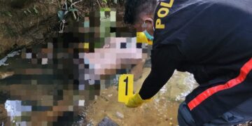 Jasad Pria Ditemukan Tertelungkup di Sungai Baluun, Keluarga Tolak Autopsi”