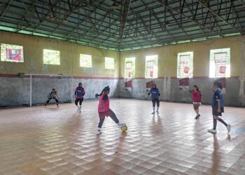 Afkab Tabalong Gelar Seleksi, Puluhan Pemain Futsal Putri Unjuk Kemampuan