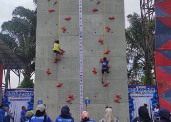 Kejurprov Panjat Tebing Kalsel Sukses Digelar di Tabalong